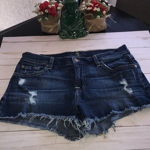 7 for all mankind Jean Shorts